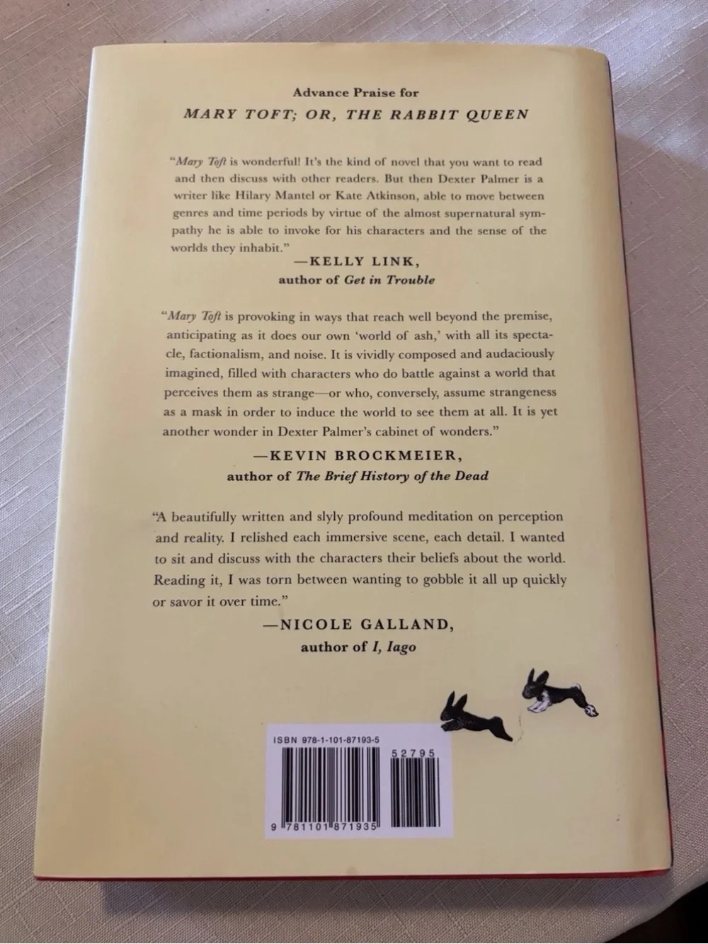 Mary Toft: The Rabbit Queen Hardcover Book - Yellow & Black